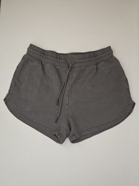 Gymshark Luxe Legacy Shorts Women’s Small Grey High Waisted Lounge Athletic